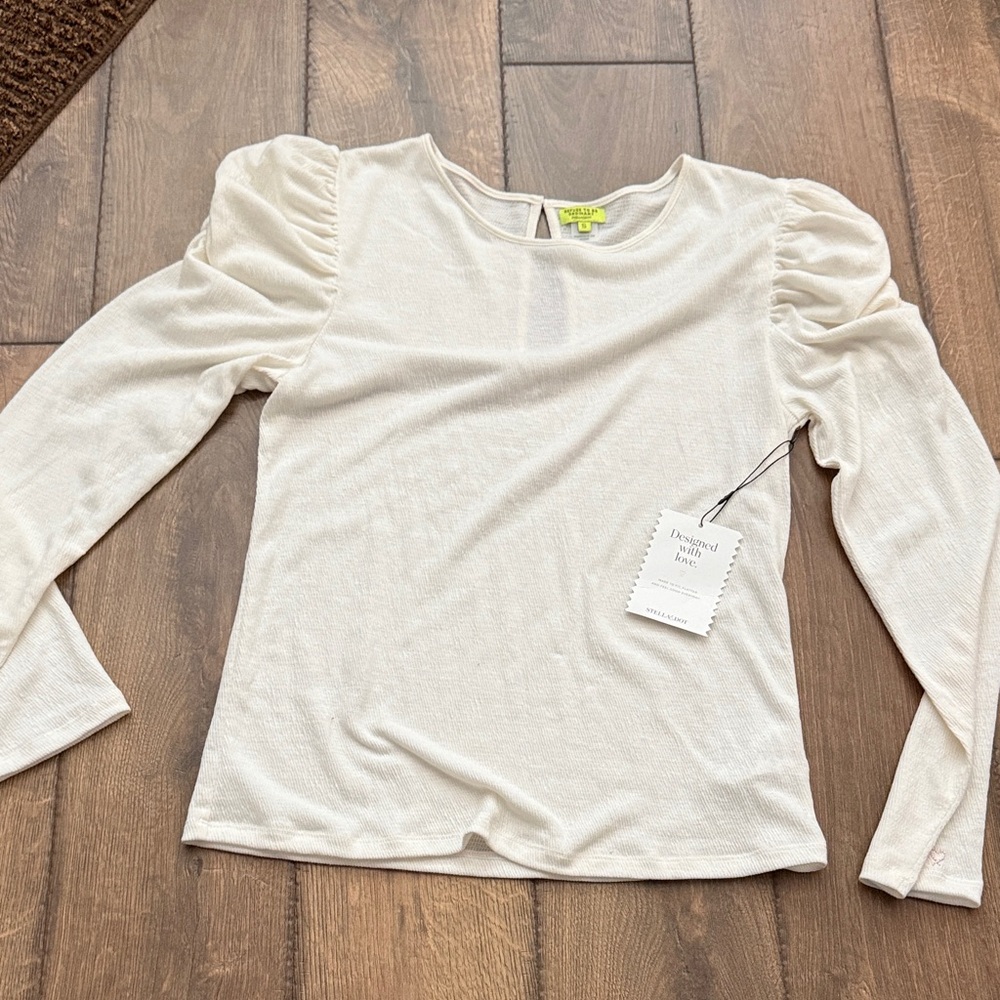 Stella & Dot Cream Blouse